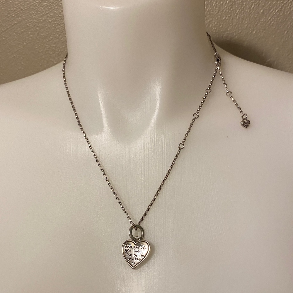 Brighton Love Life Reversible Heart Necklace